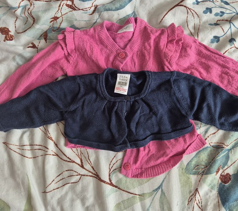 Mega paka 53 sztuki ubranka dla dziewczynki 50–74 Zara H&M C&A Sinsay