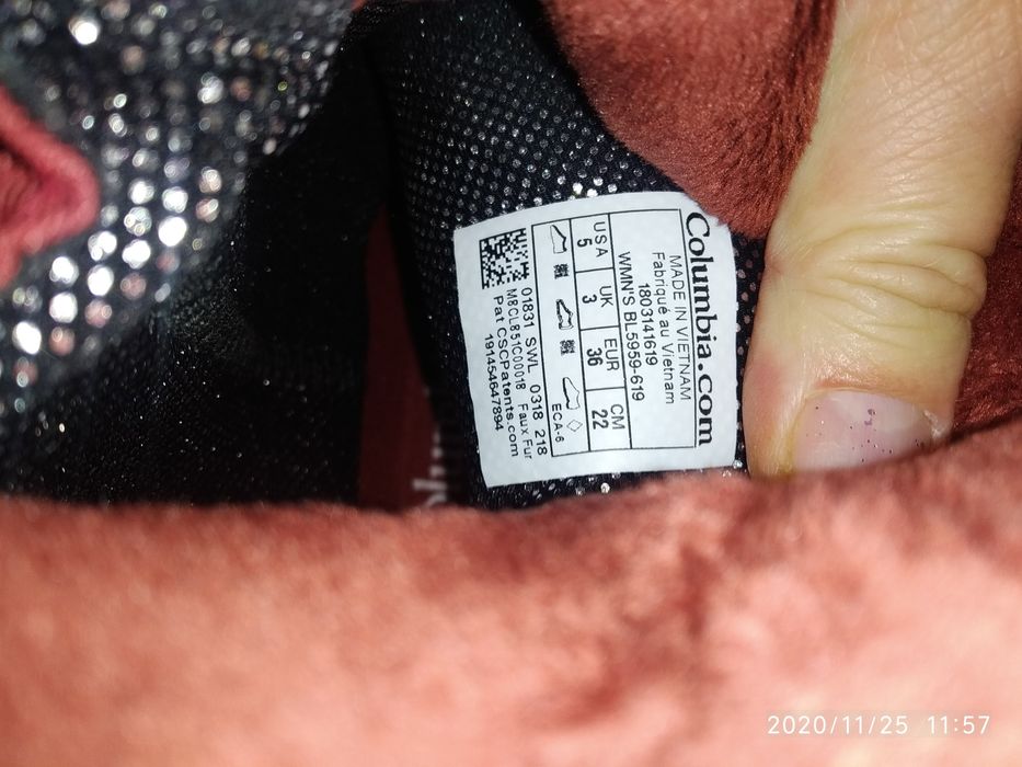 Продам ботінкіт та сапоги  фирмы Columbia(снегоходы) 36р