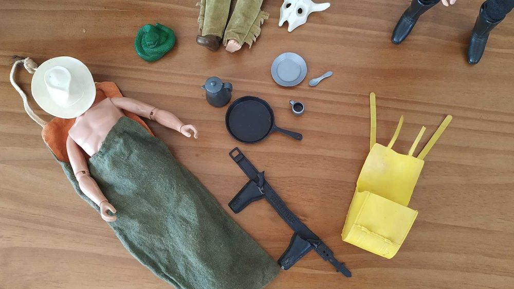 Lote de Figuras de Ação Colecionáveis Lone Ranger (1973/Vintage)