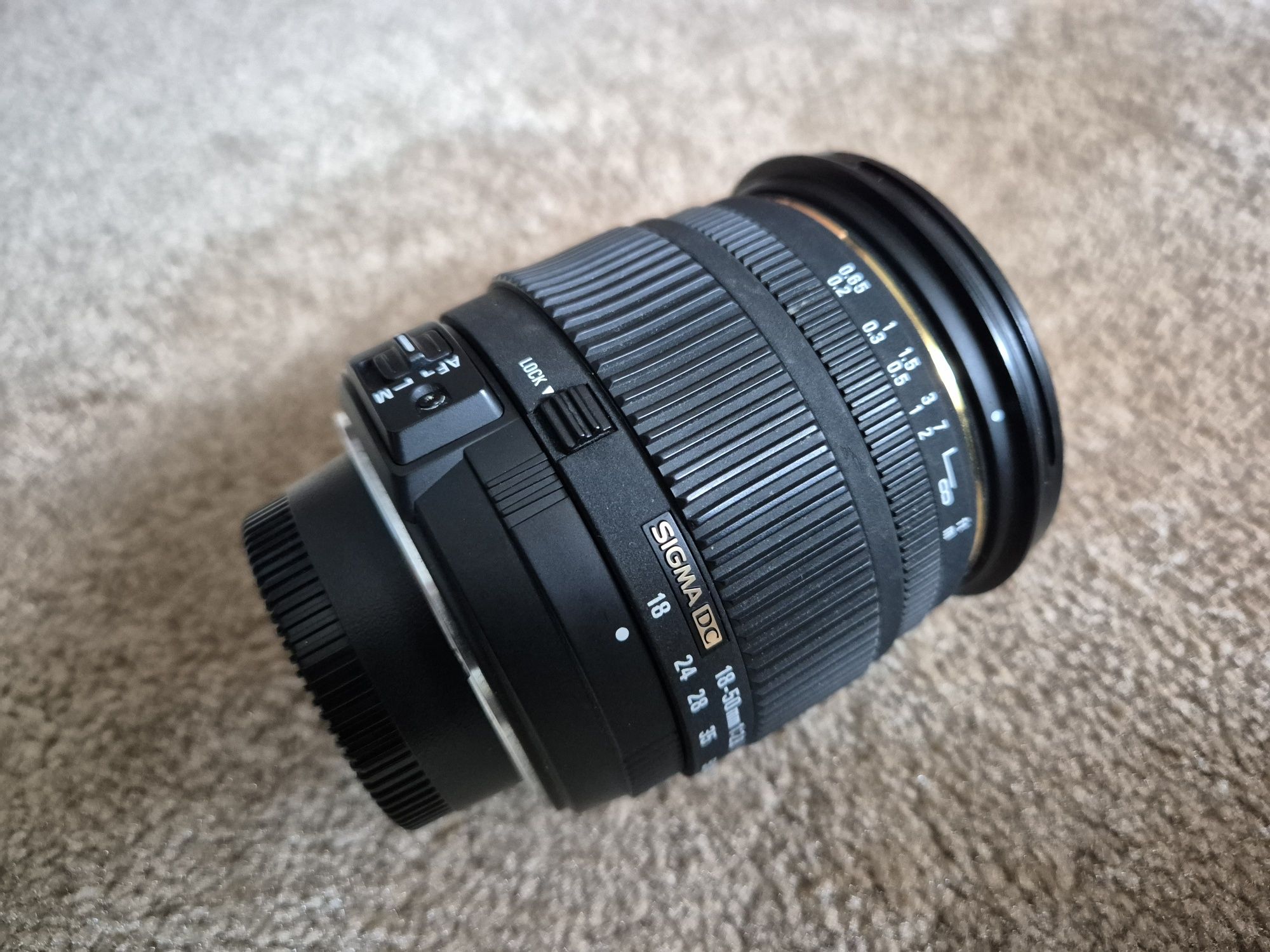 Objetiva Sigma DC 18-50 1:2.8 para Nikon