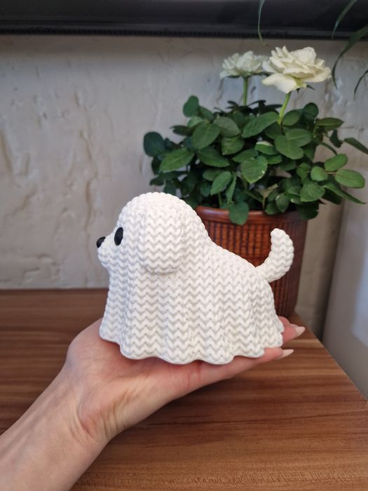 Piesek duszek ozdoba jesienna dekoracja halloween