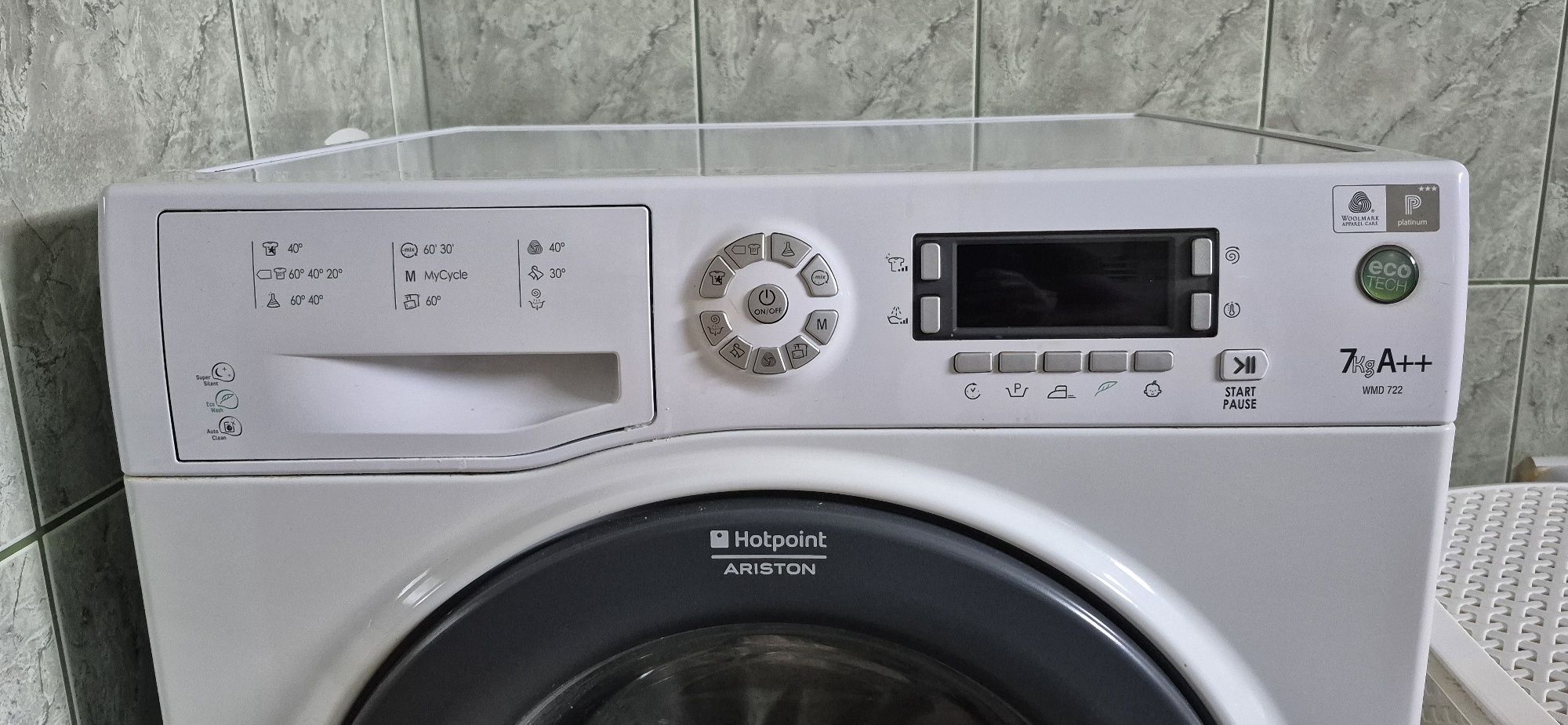 Pralka Hotpoint-Ariston WMD 722 - uszkodzony bęben