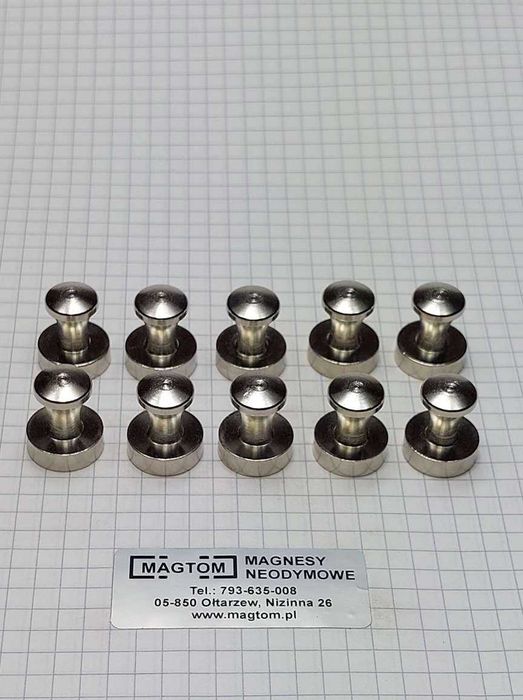 Pionek do tablicy magnetycznej szklanej magnes neodymowy