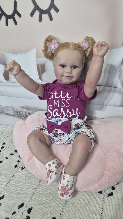 Реборн крупна 60 см, Лялька Reborn кукла