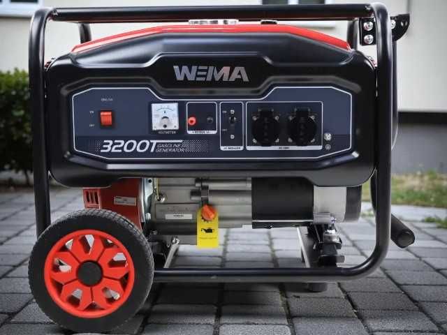 Бензиновый генератор с колесами Weima 3,0кВт генератор бензинови