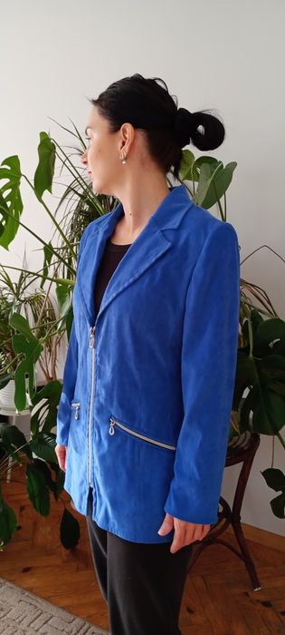 Żakiet damski zamszowy