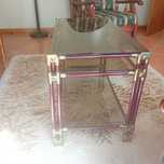 mesa de centro em vidro