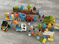 Lego duplo różne zestawy literki cyferki koparka farma