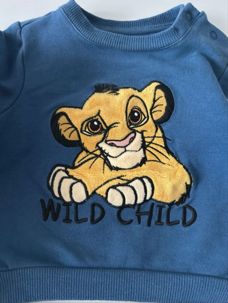 Dres chłopięcy Simba Disney 62 dresik komplet