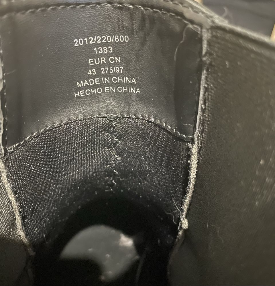 Botas homem Zara 43