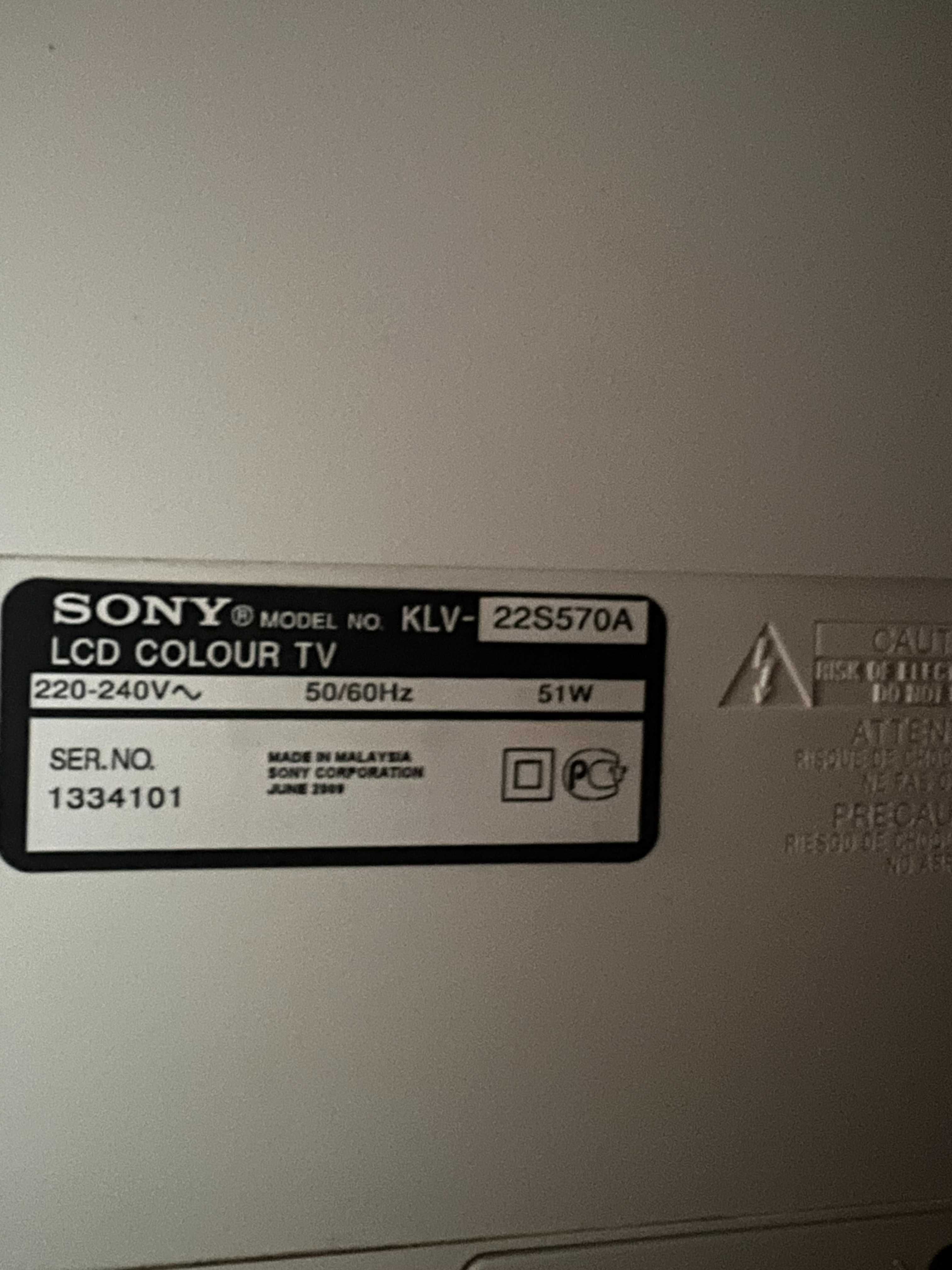 Продаж LED-телевізор 22" (55 см) Sony KLV-22S570A + Пульт ДУ