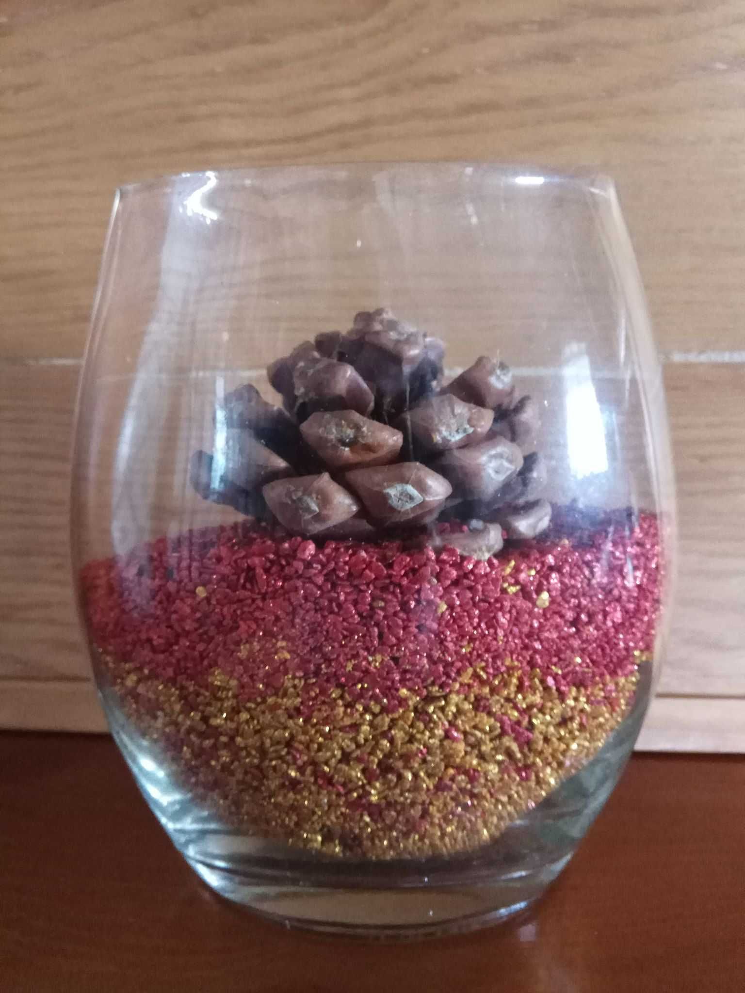 Jarra natalícia em vidro