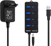 Hub USB z zasilaczem 4 porty