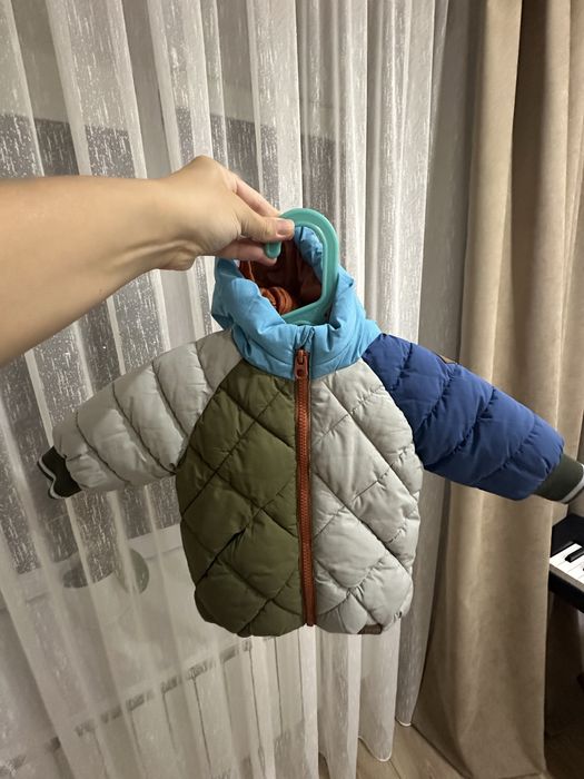 Куртка зимова на хлопчика next 3-6 міс