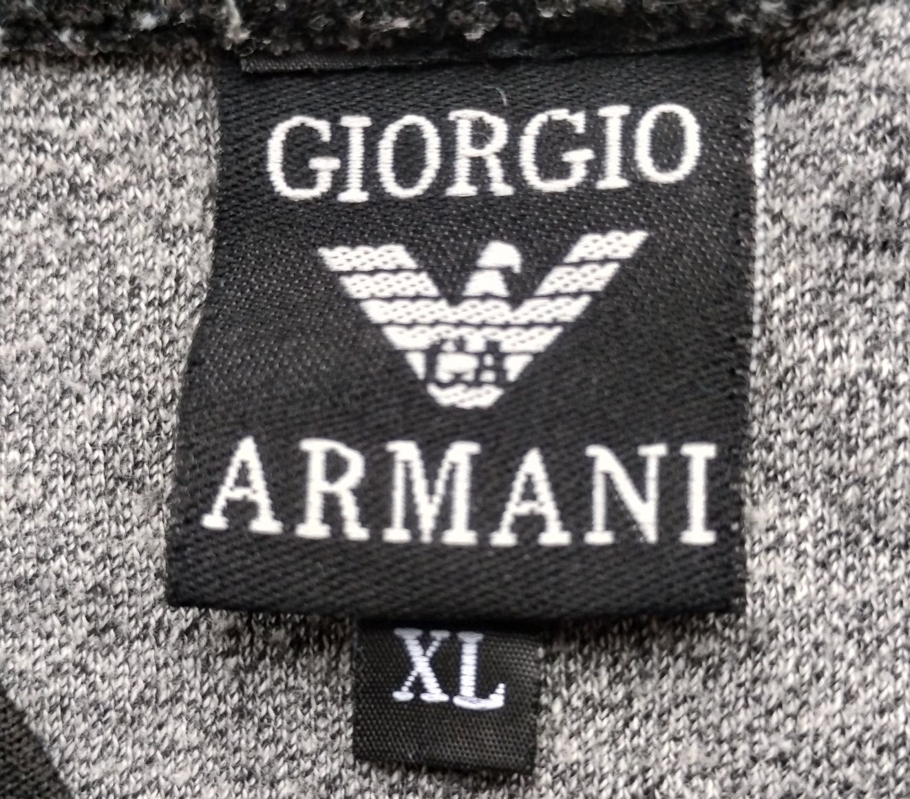 Giorgio Armani Haftowane logo bluzka w serek długi rekaw