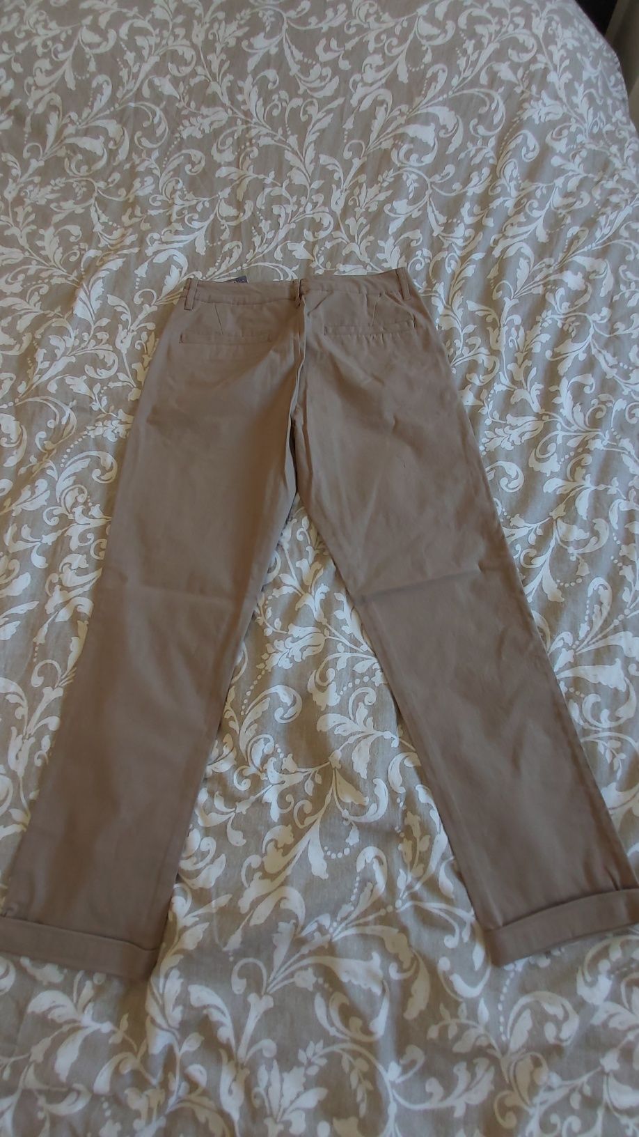 Calças chino beige