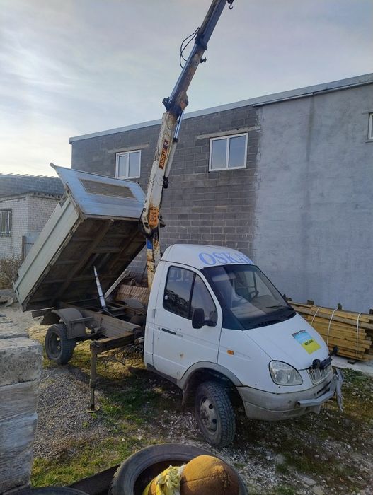 Газель 4*4 дизель, маніпулятор, самоскид