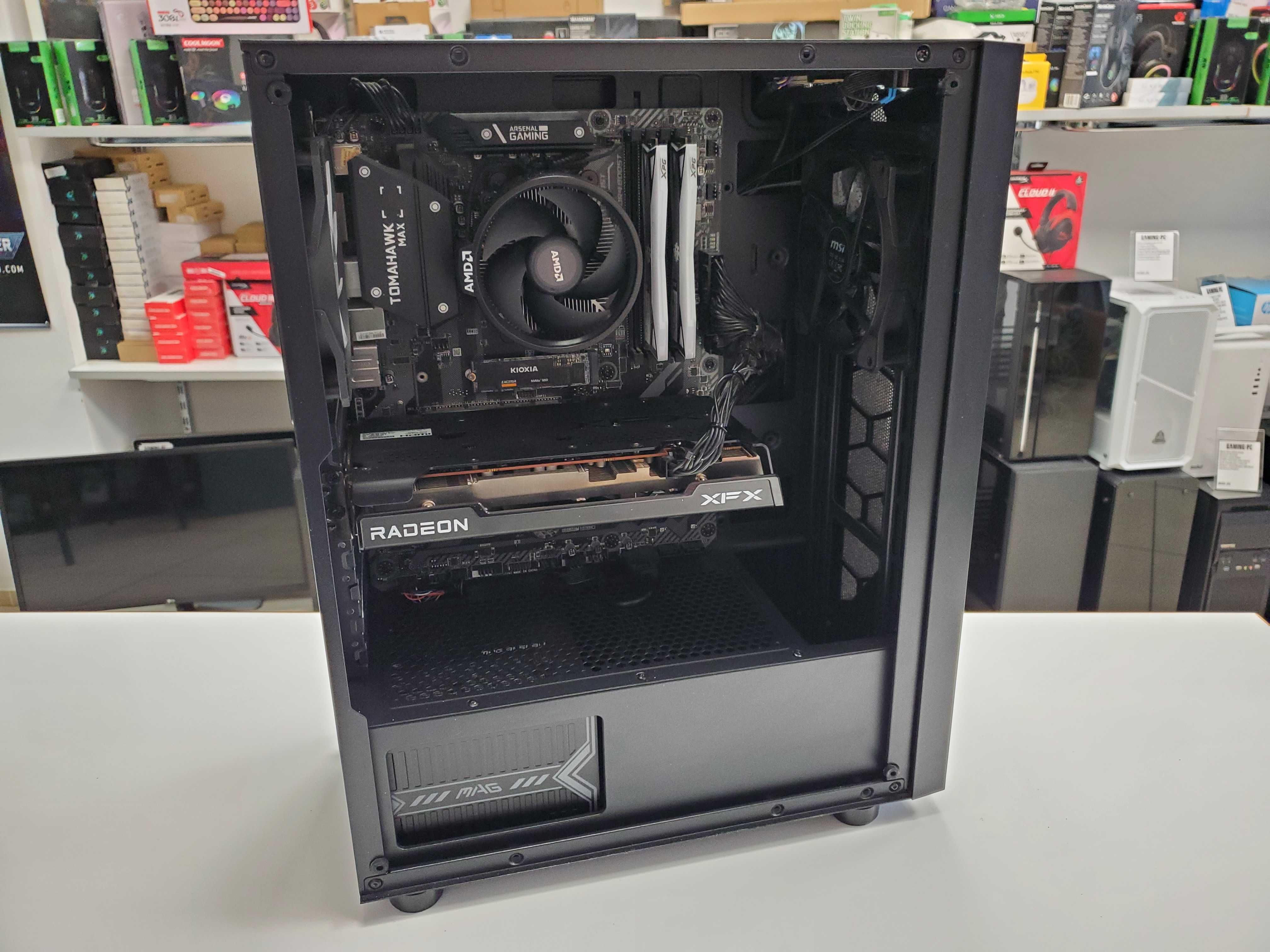 Komputer Dla Gracza Ryzen 5 16GB RX 6600 XT 8GB SSD Gwarancja Sklep