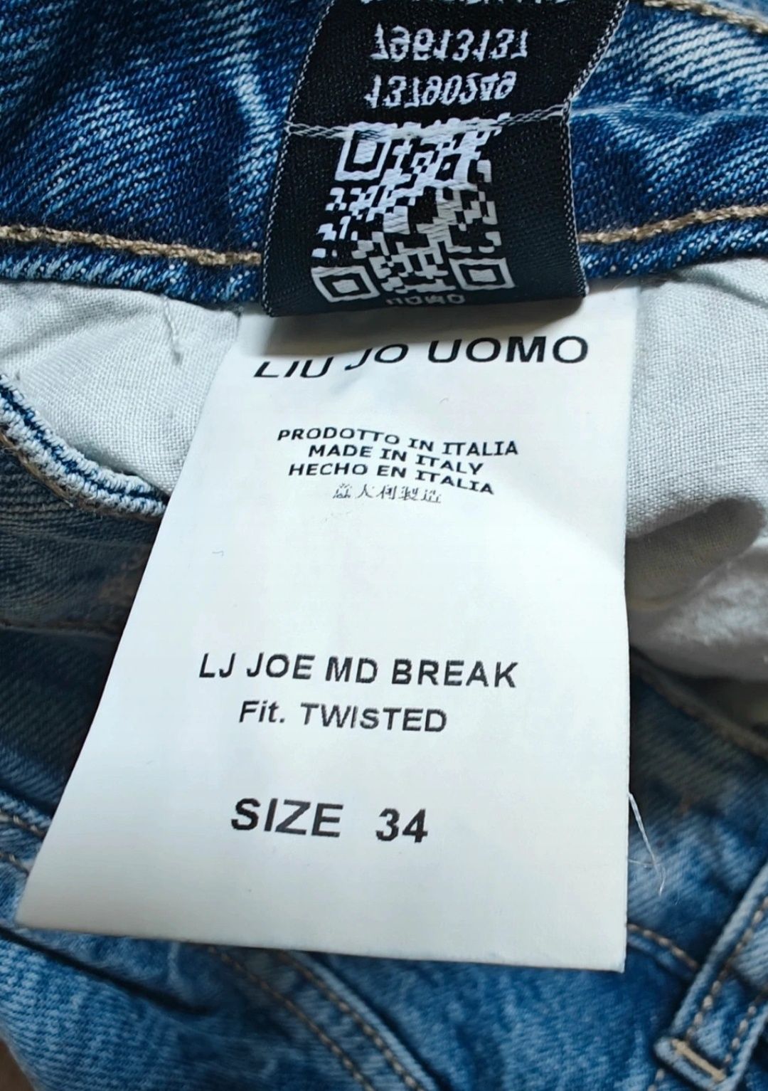 Męskie spodnie jeansowe LIU JO rozmiar 34 nowe z metką orginalne