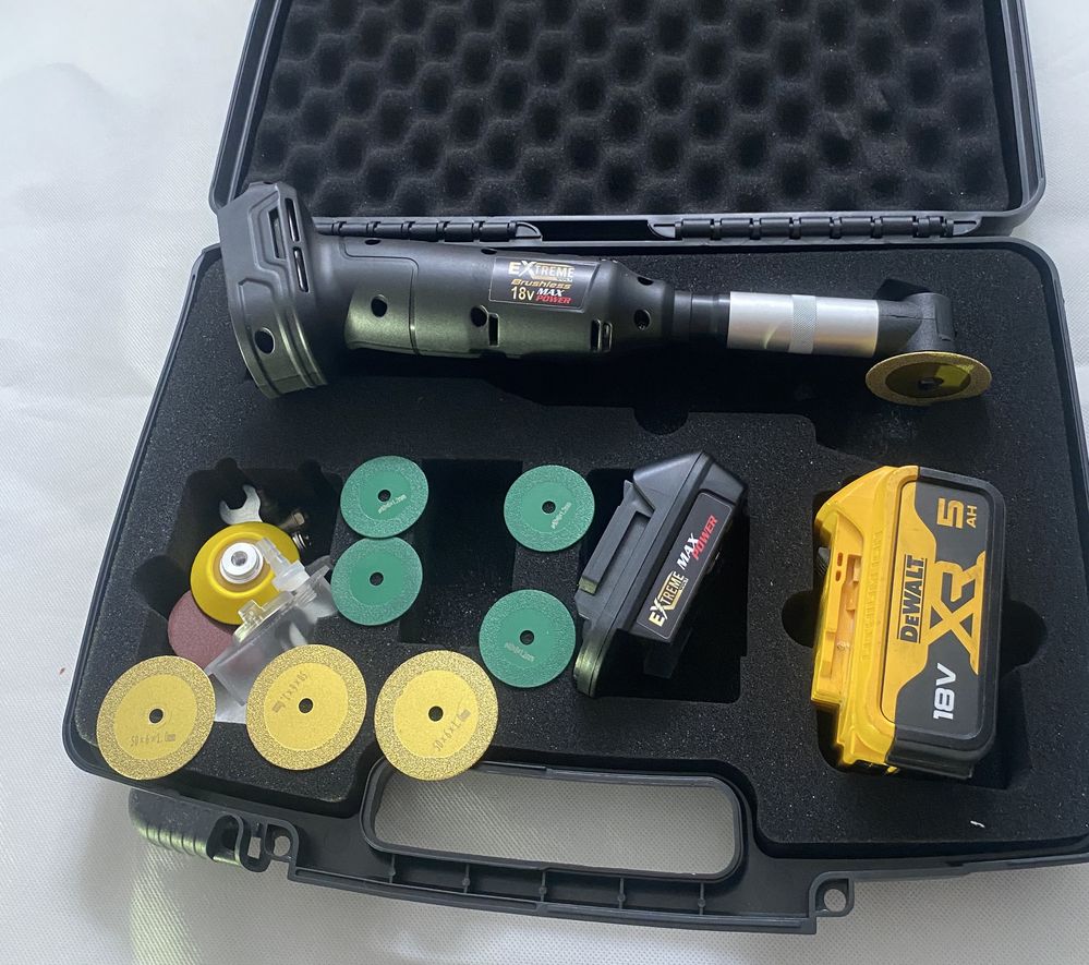 Szlifierka Kątowa Mini Pasuję do akumulatora Dewalt/Makita/Milwaukee