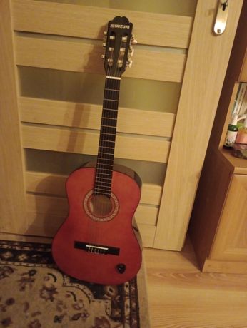 Gitara klasyczna 3/4 dla dziecka  + pokrowiec i pojemnik na kostki