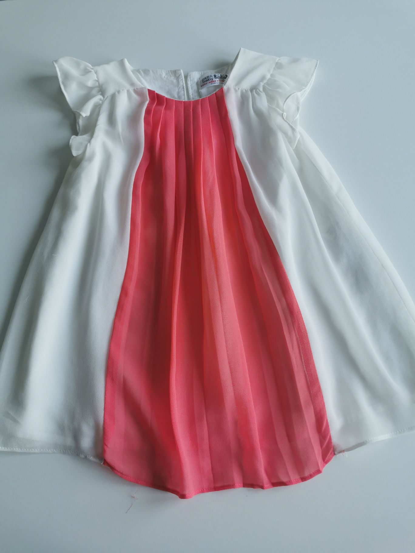 Sukieneczka Zara 92 cm, 1.5-2 latka plisowana letnia