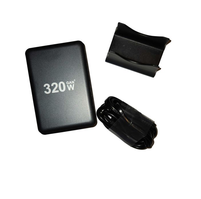 Зарядний пристрій GAN3 320 ват швидка зарядка PD power delivery