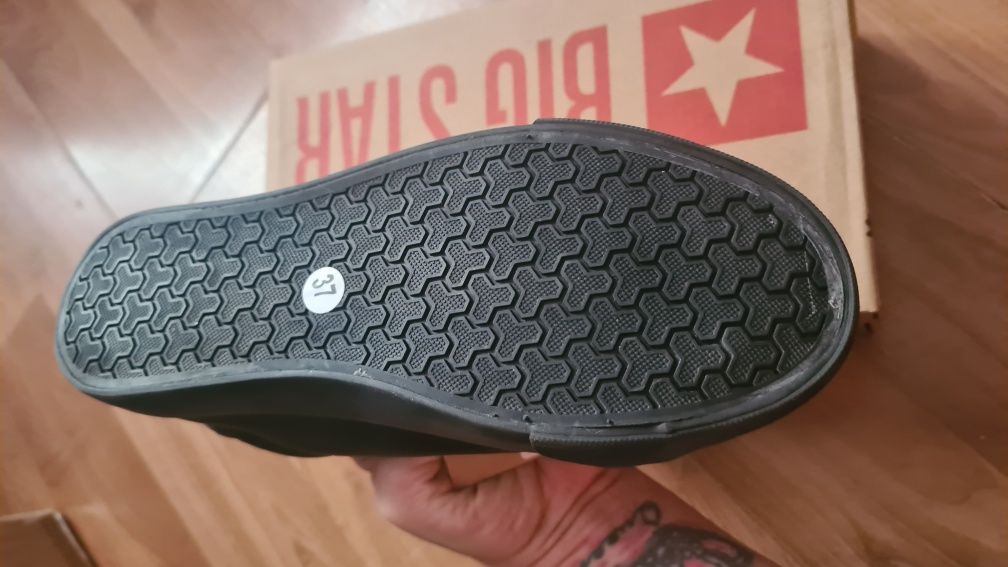 Czarne trampki big star rozm 37