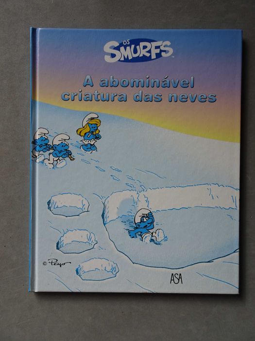 Livro Os Smurfs - A abominável criatura das neves nº 12