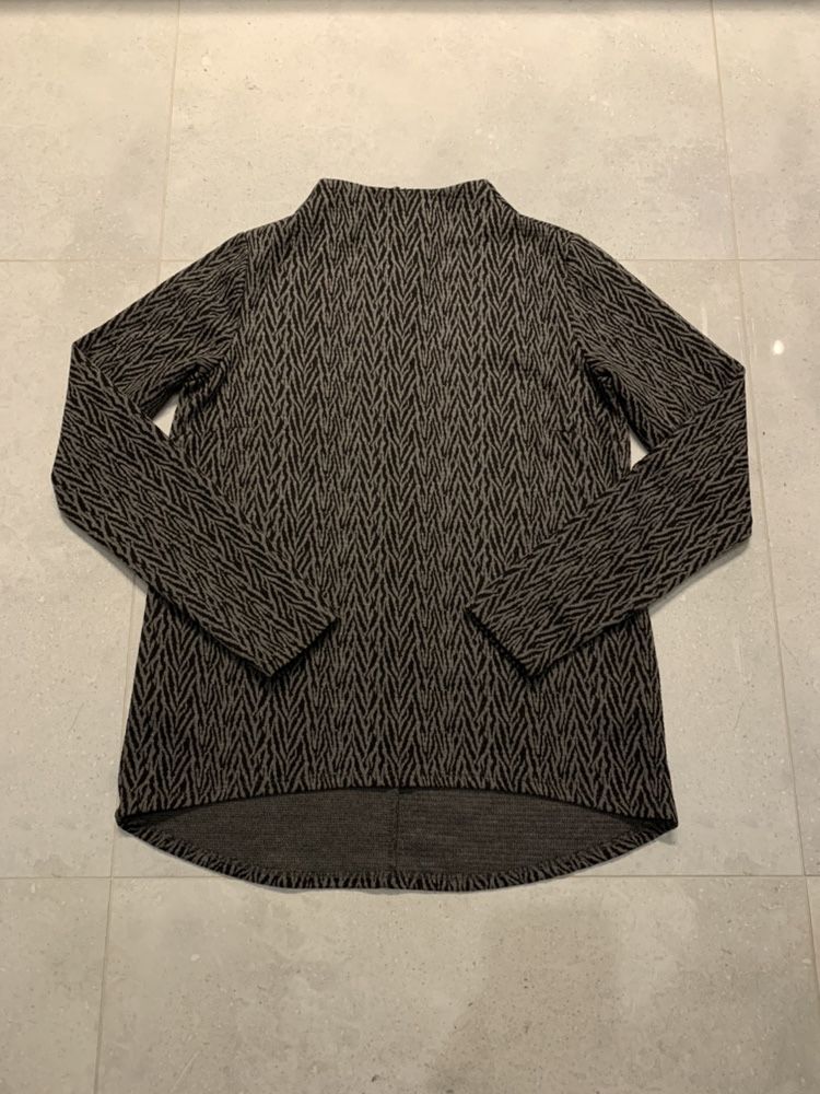 Bluza bluzka sweter Reserved golf szara zebra