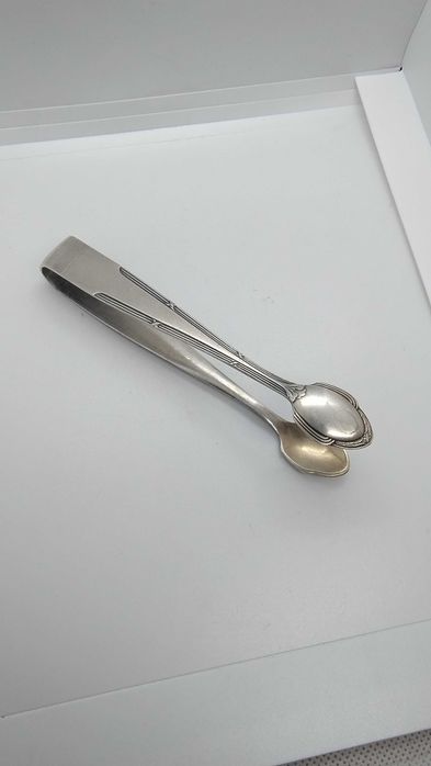 Posrebrzane szczypce do cukru / do lodu WMF Kreuzband jak Fraget Royal