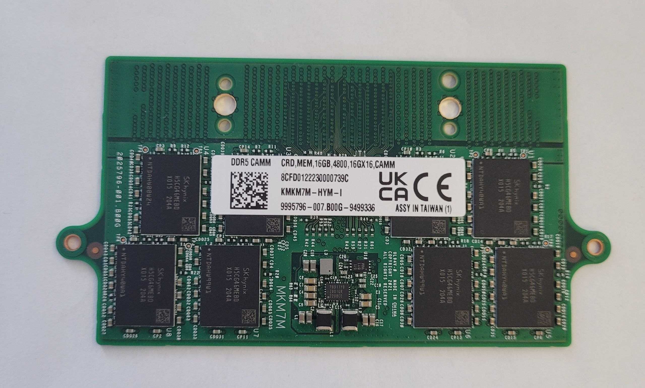 Модуль памяти Dell KMKM7M-HYM 16GB DDR5 4800MHz CAMM