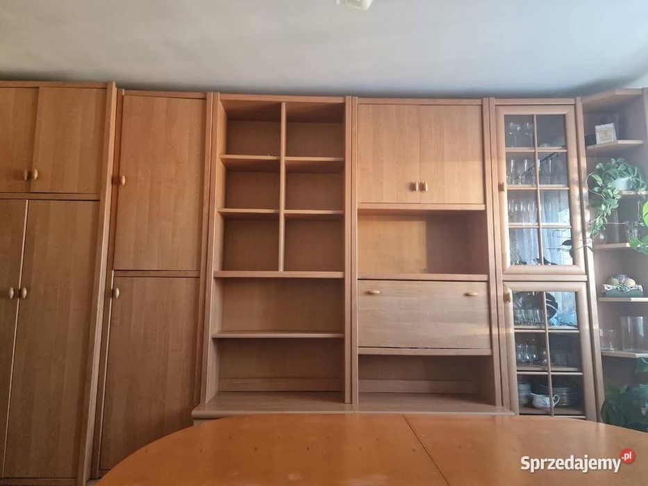 Oddam meblościankę, zestaw "Borys" Black Red White