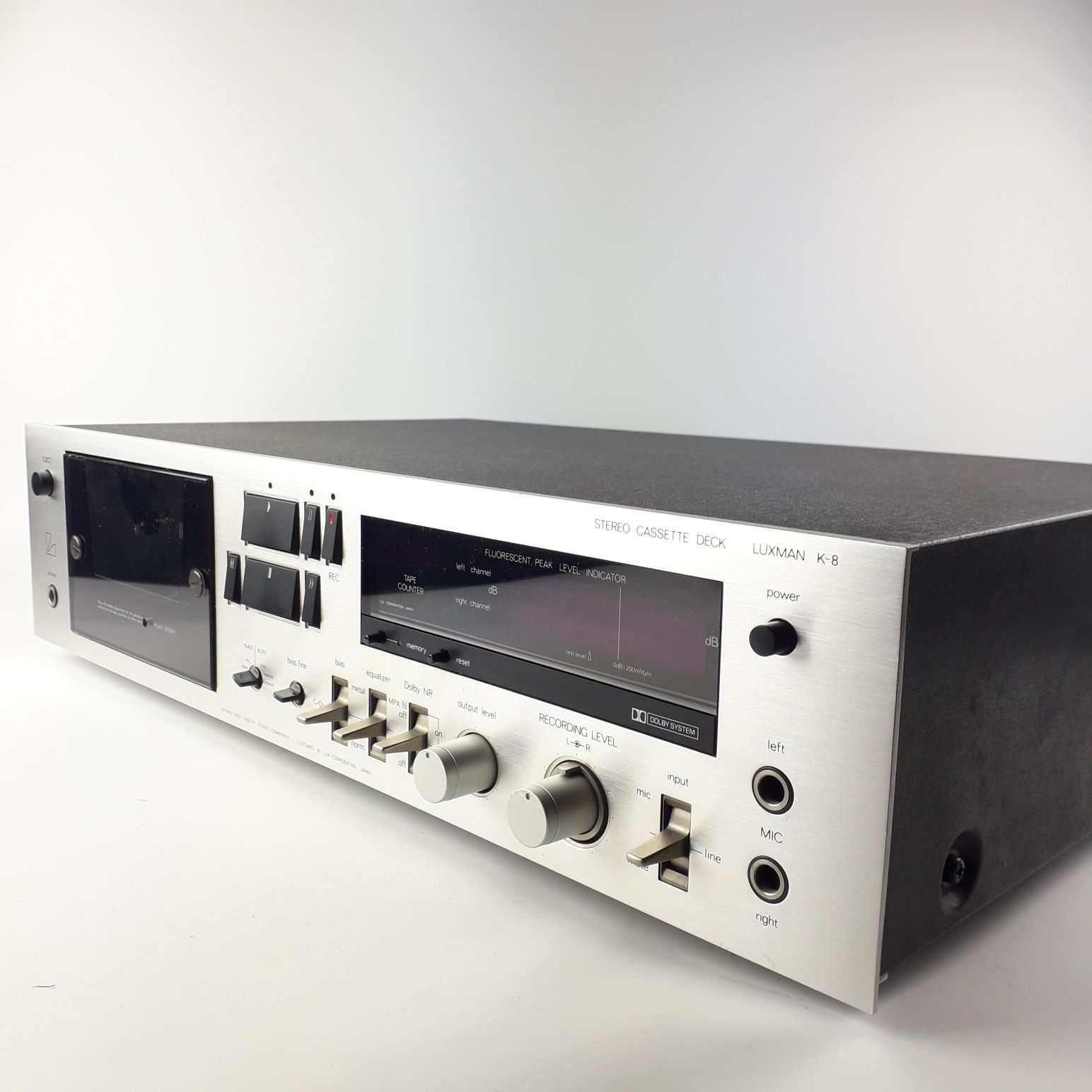 LUXMAN K-8 magnetofon deck kasetowy audio odtwarzacz stereo hi-fi