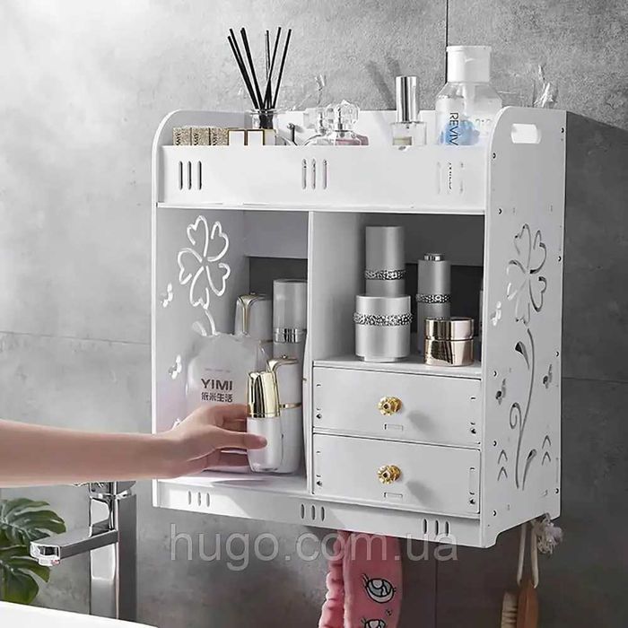 Шафа-органайзер для ванної кімнати, Органайзер-комод,Полиці для ванної