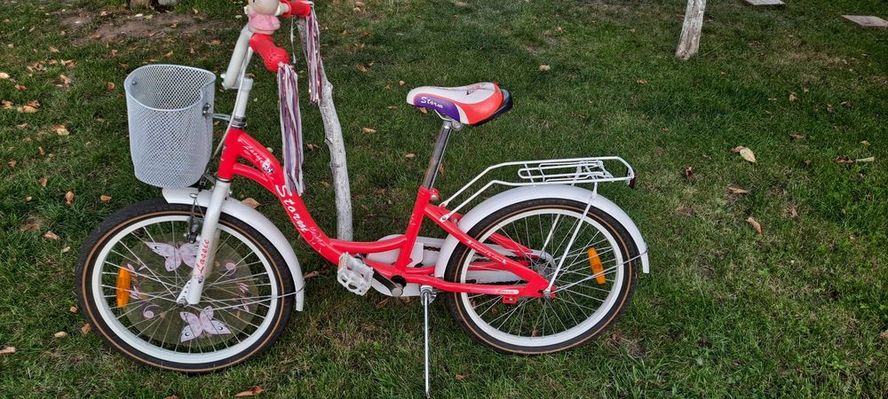 Rower 20 cali malinowy