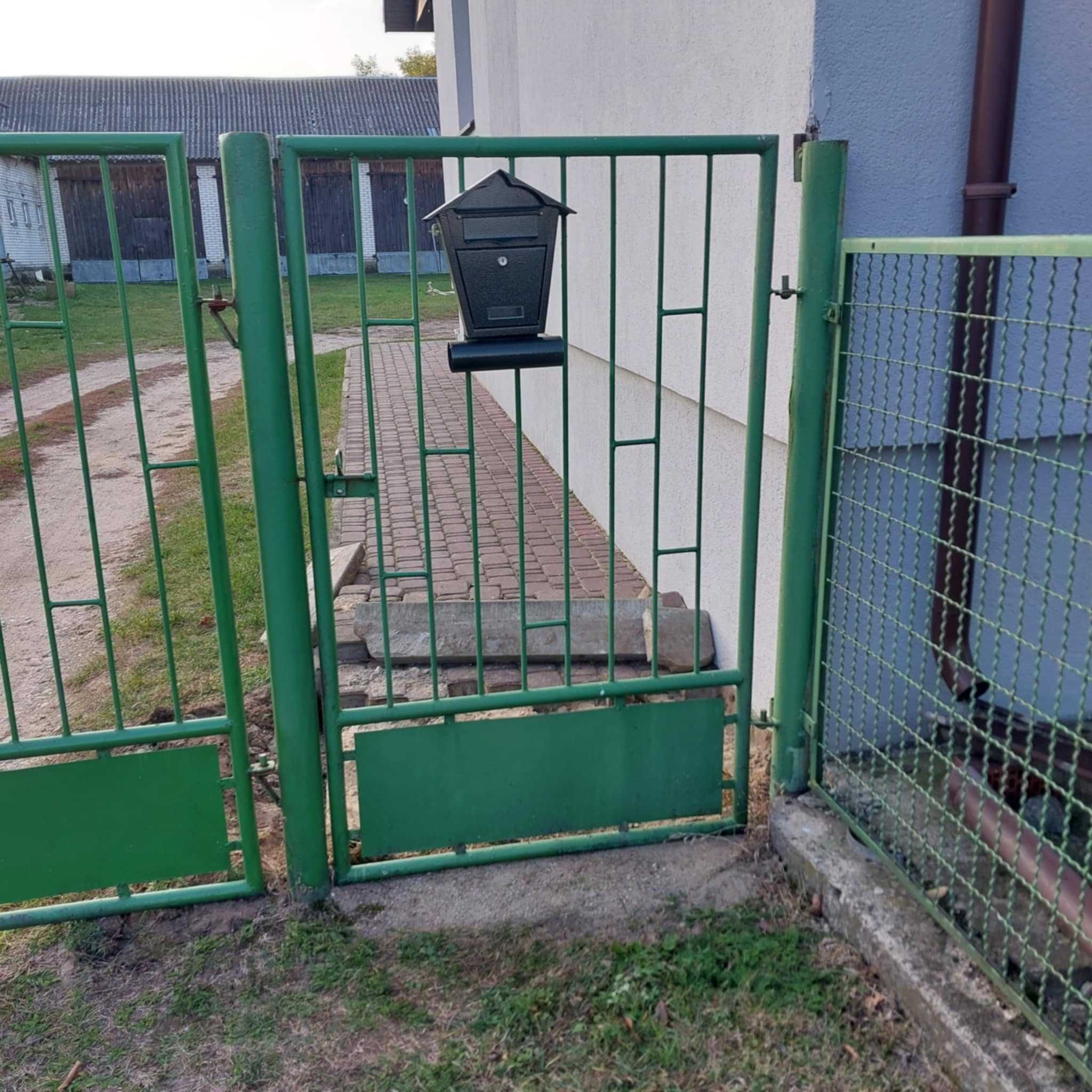 Brama wjazdowa 4m + furtka 1m ze słupkami