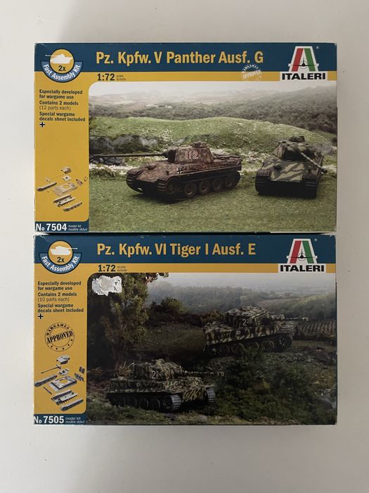 Italeri - zestaw 2 modeli do sklejania 1:72