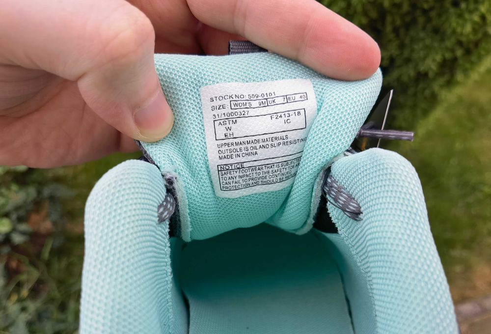 Thorogood AST Low Teal - защитные рабочие кроссовки(EU40, женские)