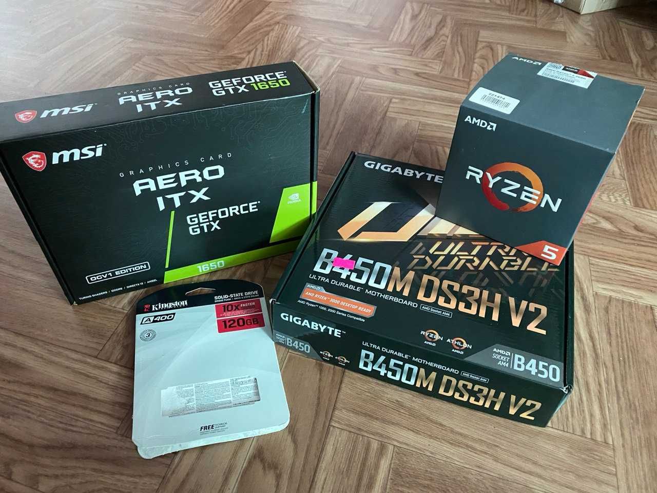 Продам Системний блок Ryzen 5, GTX 1650, 16 gb