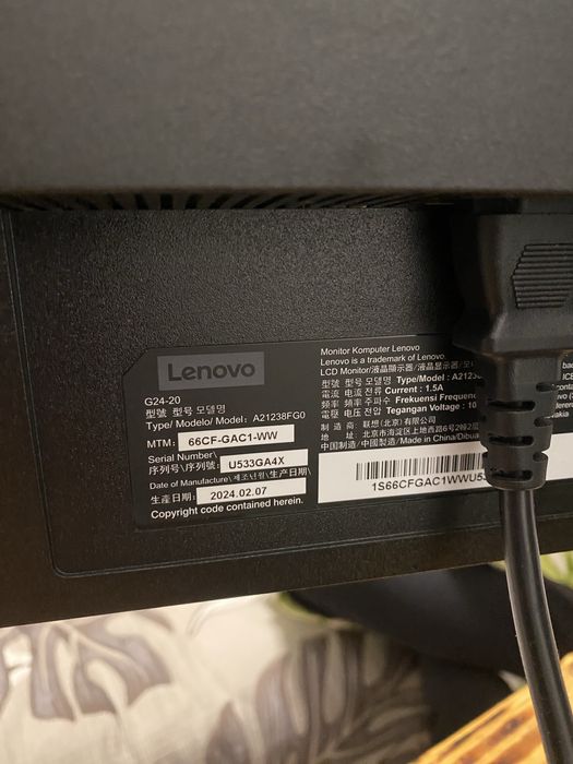 Монітор Lenovo G24-20
