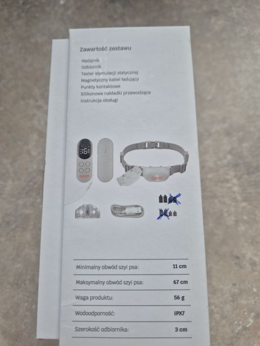 Obroza elektryczna uzywana stan bardzo dobry