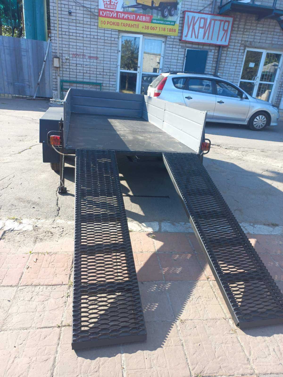 Прицепы легковые лафеты для перевозки разных грузов до двух тон Новые