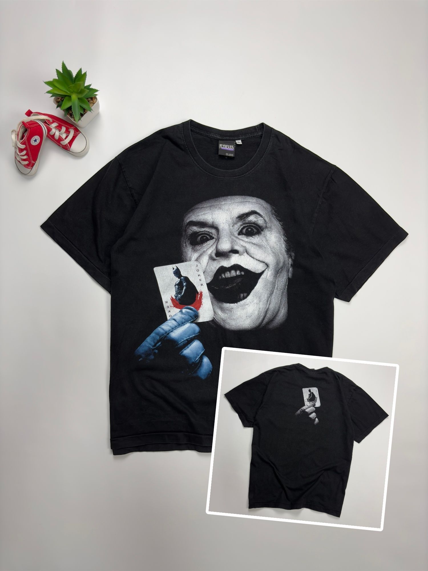 Футболка Vintage 90s Batman Jack Nicholson Joker Dc Movie size XL