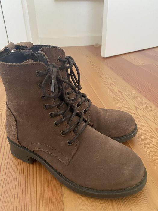 Botas castanhas de camurça - Seaside