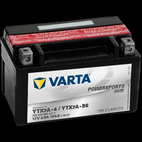 Akumulator Varta YTX7A-BS 12V 6Ah 105A ,Rynkowa 1