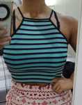 Top tamanho S ou M