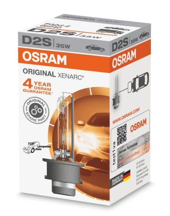 Lâmpada Xénon Osram Original Xenarc D1S/D1R/D2S/D2R/D3S/D3R/D4S/D8S