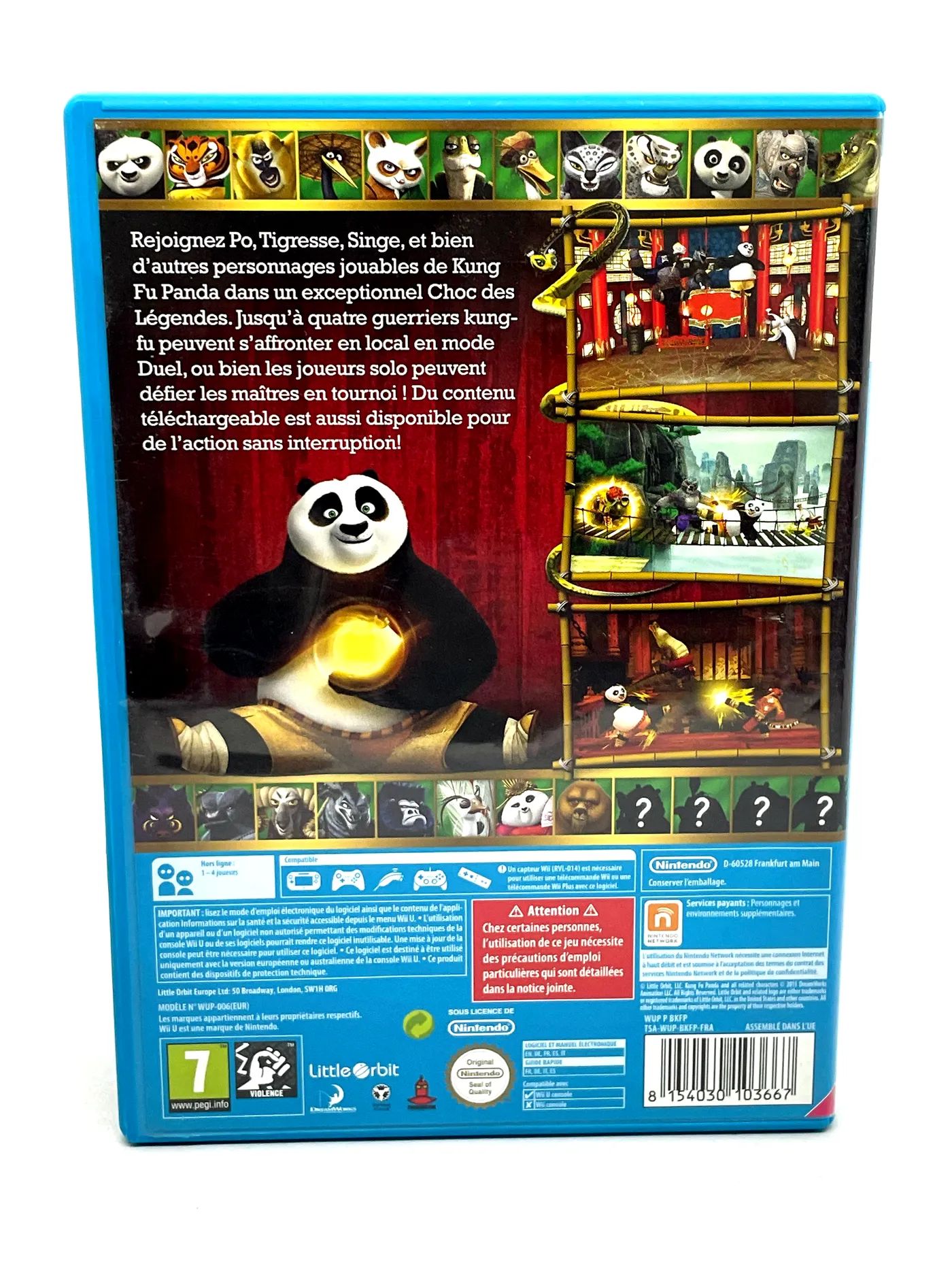 Kung Fu Panda Showdown of Legendary Legends Wii U Po Angielsku
