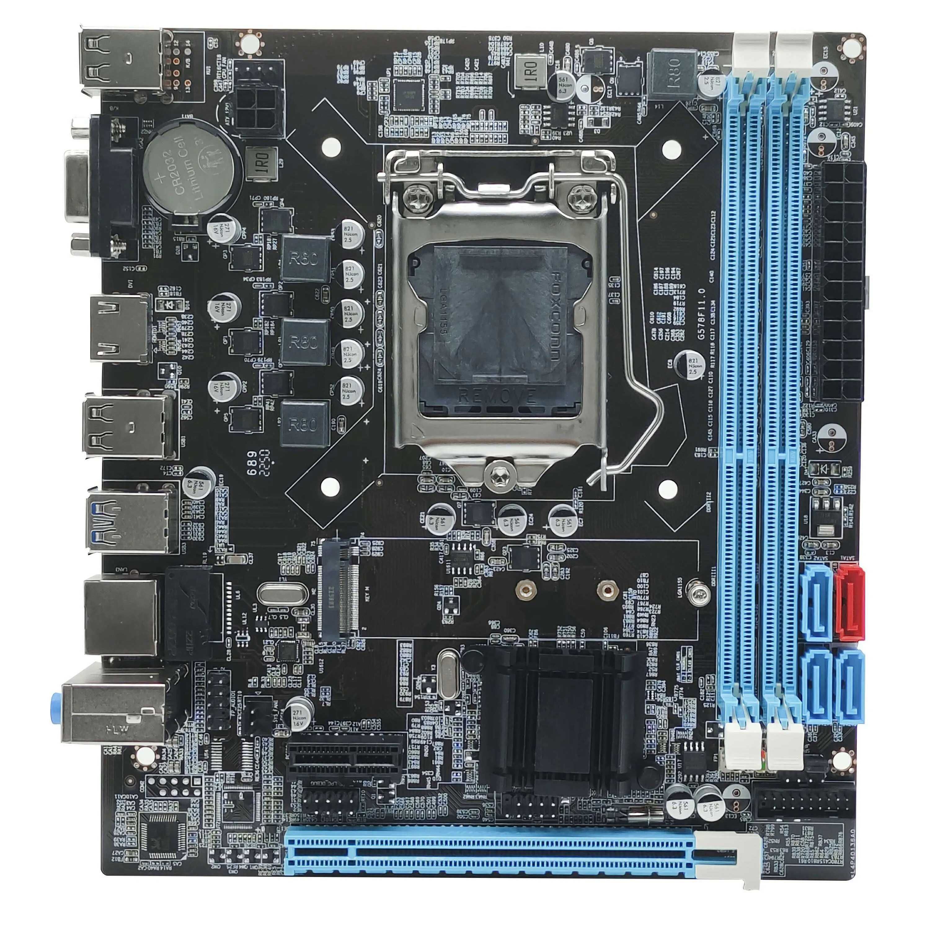 Intel B75 LGA 1155  M2 NVME USB 3.0 SATA 3 плата материнська  Socket